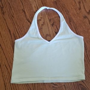 Brandy Mellville Alexis Trim Halter Top